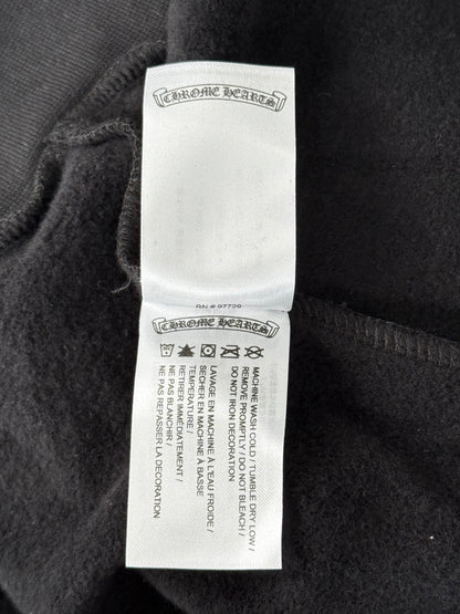 Chrome Hearts Black & White St. Barth Cross Logo Hoodie