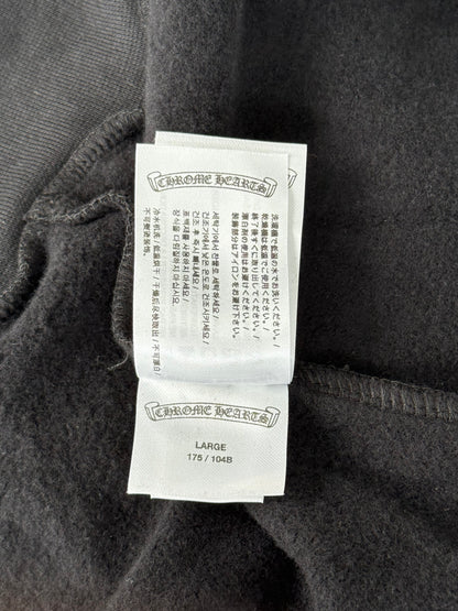 Chrome Hearts Black & White St. Barth Cross Logo Hoodie