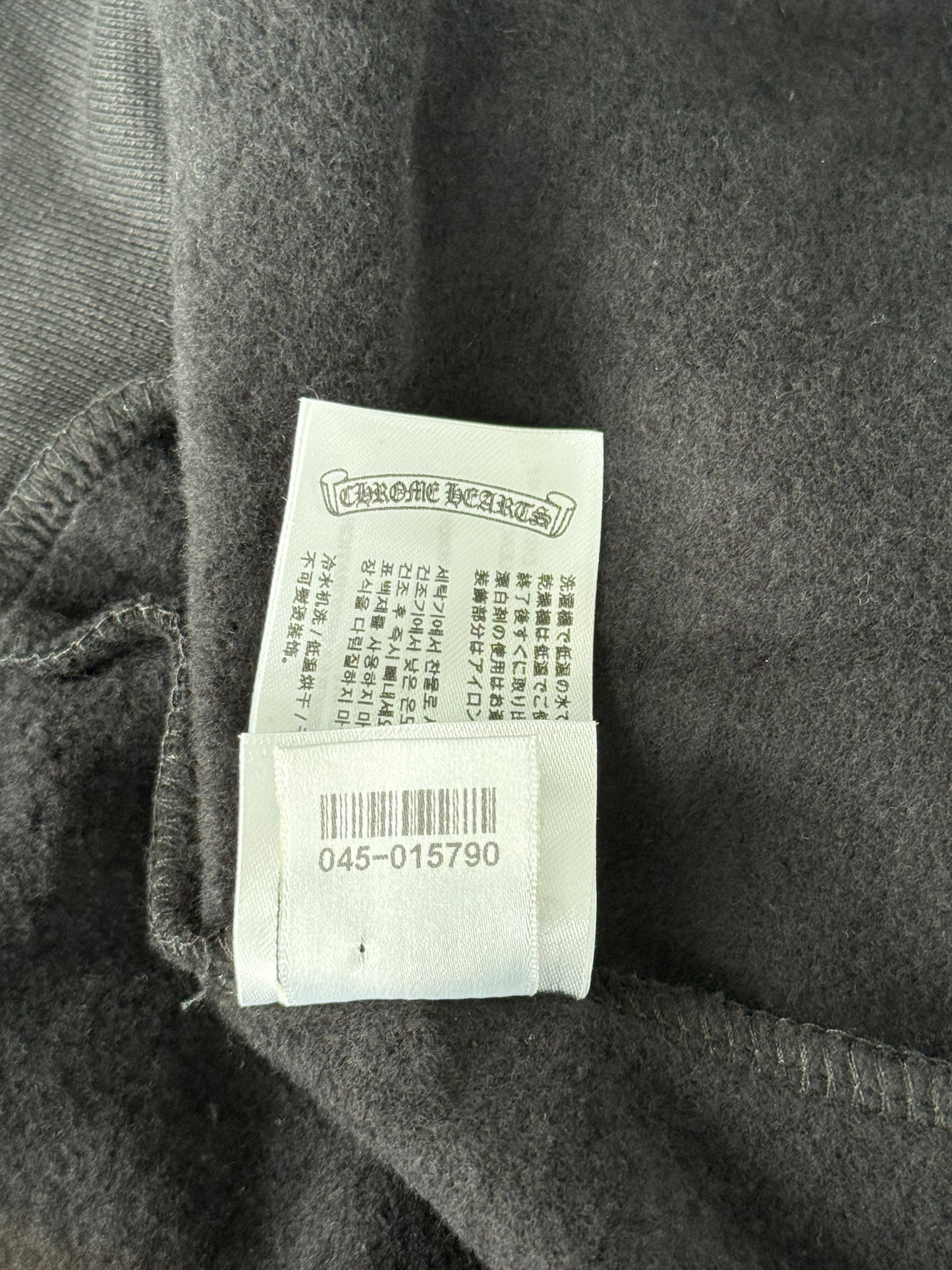 Chrome Hearts Black & White St. Barth Cross Logo Hoodie