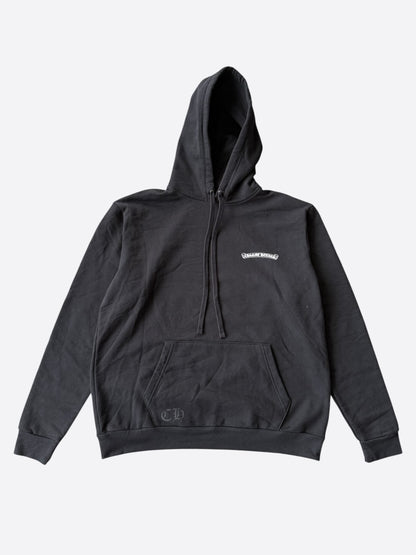 Chrome Hearts Black & White St. Barth Cross Logo Hoodie