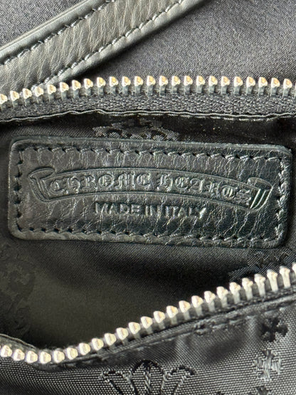 Chrome Hearts Black Stencil Grinds Mini Nylon Handbag