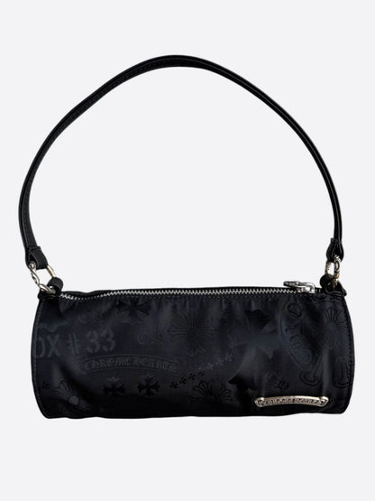 Chrome Hearts Black Stencil Grinds Mini Nylon Handbag