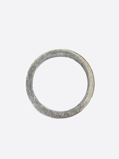 Chrome Hearts Silver Malibu Thin Spacer Ring