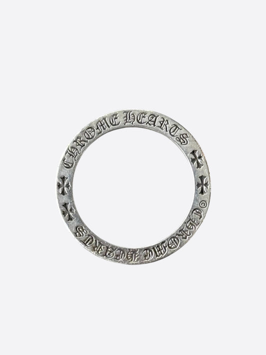 Chrome Hearts Silver Malibu Thin Spacer Ring
