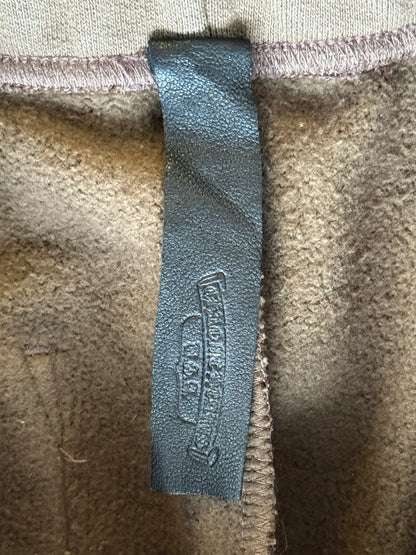 Chrome Hearts Brown & White Embroidered Slo Ride Sweatpants