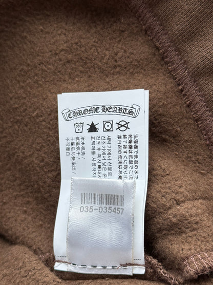 Chrome Hearts Brown & White Embroidered Slo Ride Sweatpants