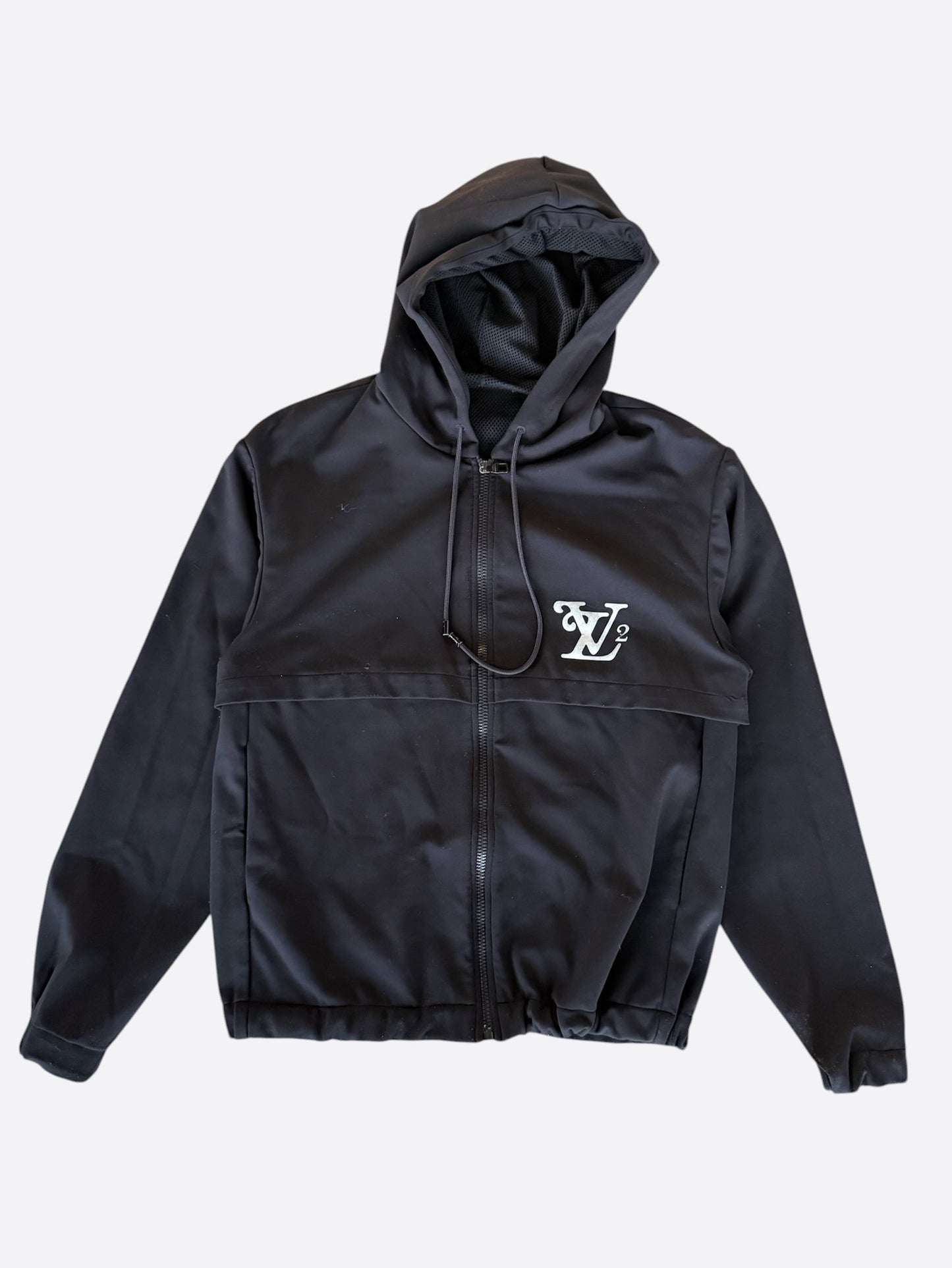 Louis Vuitton Nigo Black Logo Zip Up Windbreaker