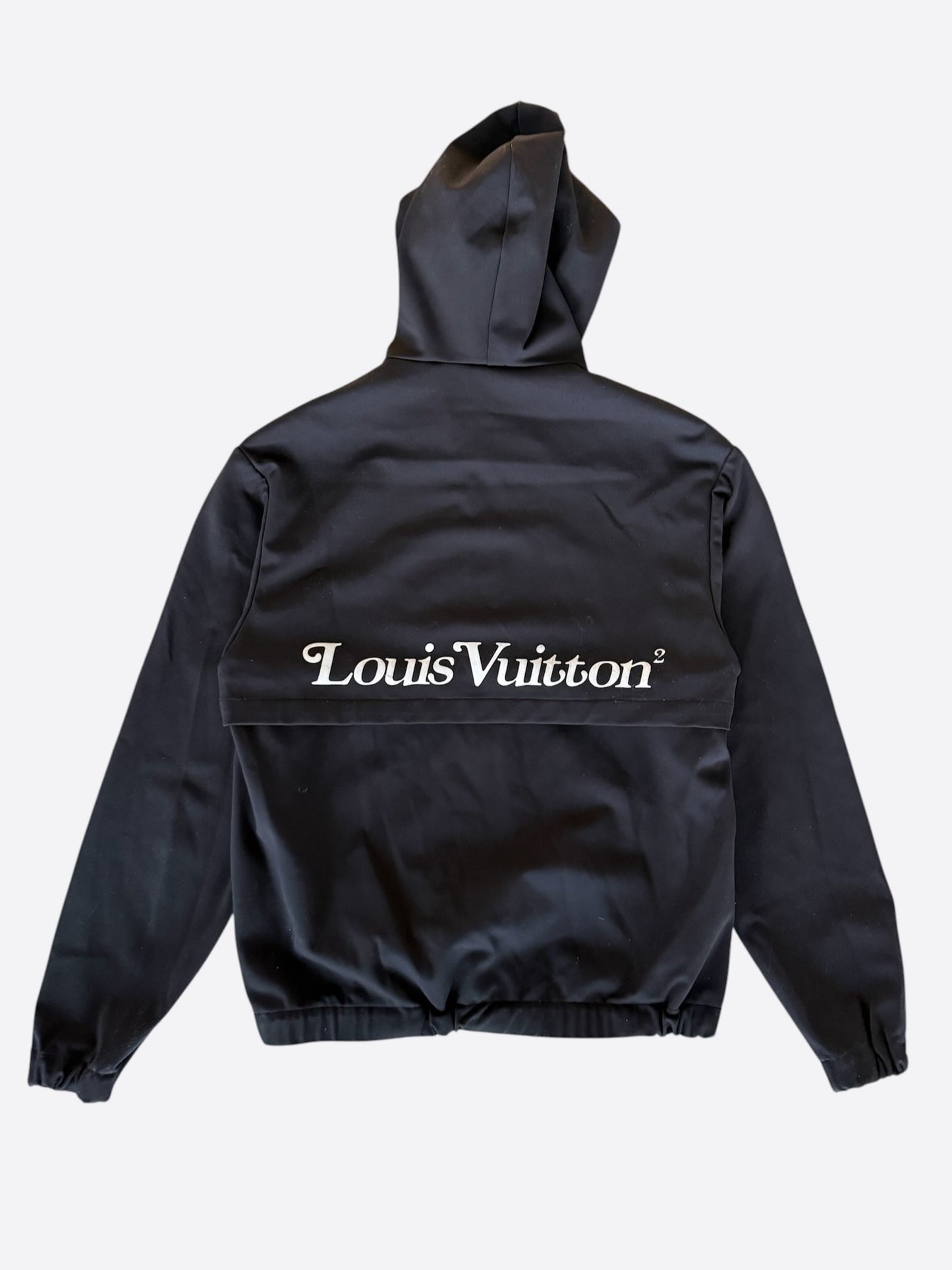 Louis Vuitton Nigo Black Logo Zip Up Windbreaker