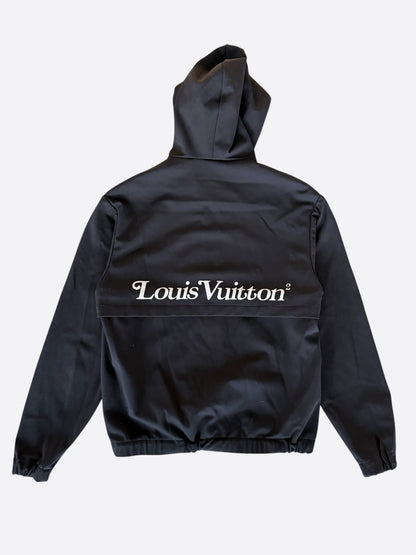 Louis Vuitton Nigo Black Logo Zip Up Windbreaker