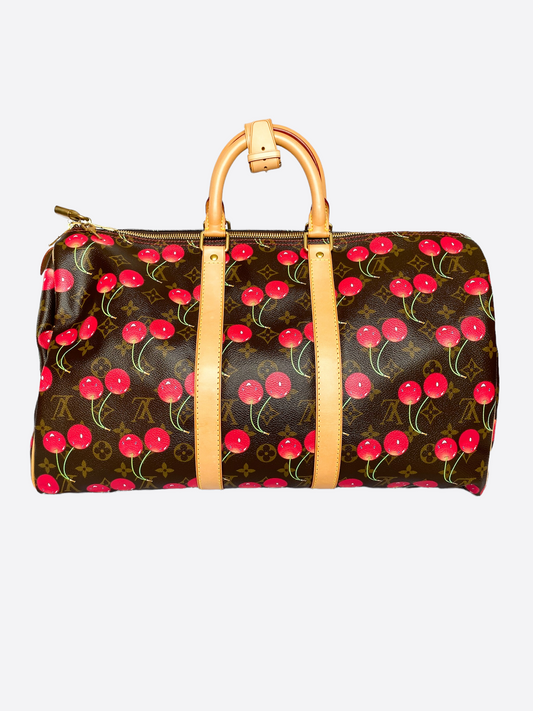 Louis Vuitton Takashi Murakami Cherry Keepall 45