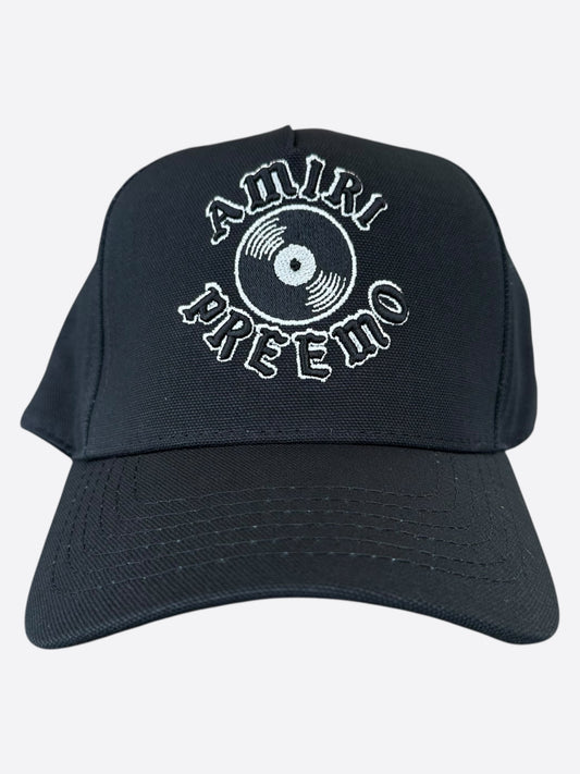 Amiri Black & White Preemo Trucker Hat