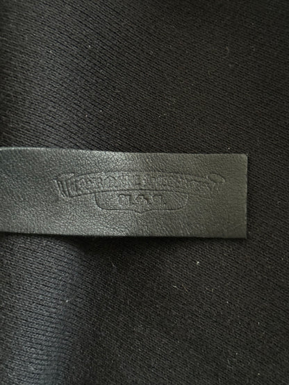 Chrome Hearts Black & White Embroidered Logo Hoodie