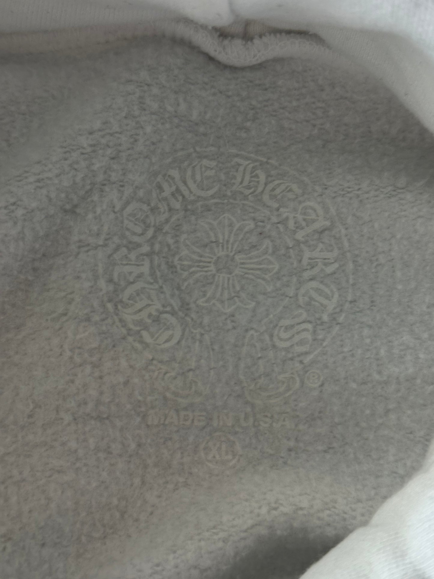 Chrome Hearts White & Red Laurie Lynn Stark Hoodie