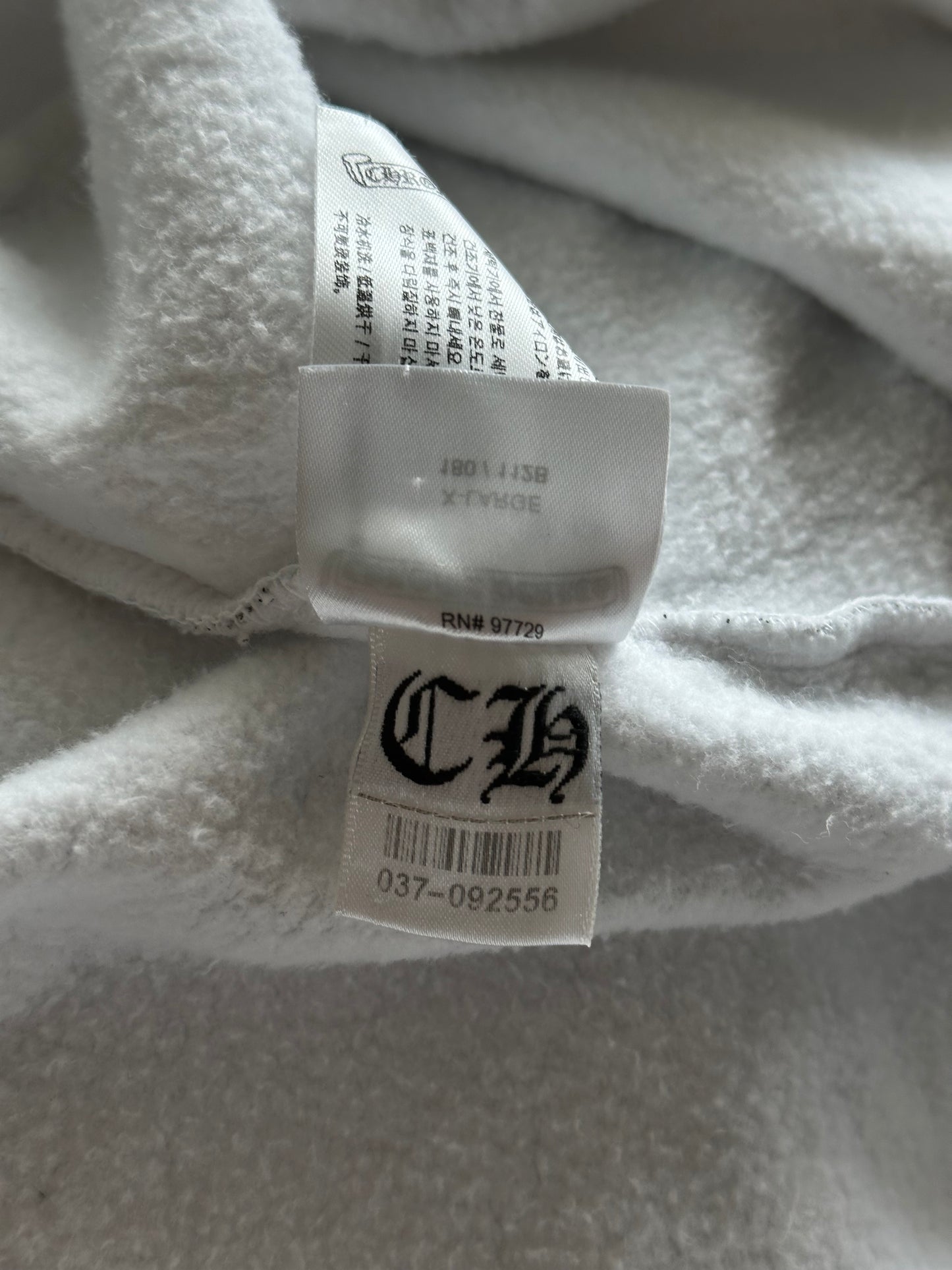 Chrome Hearts White & Red Laurie Lynn Stark Hoodie