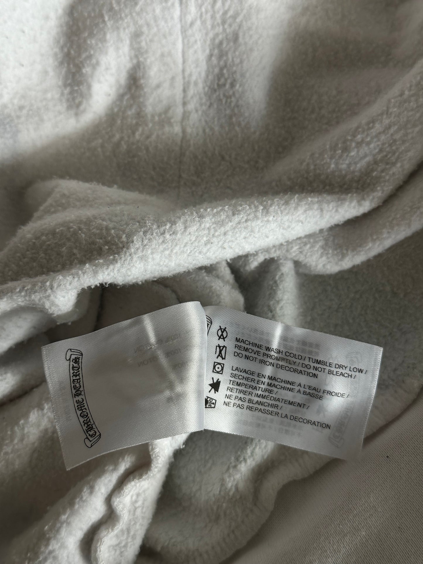 Chrome Hearts White Multicolor Stencil Hoodie