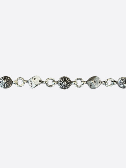 Chrome Hearts Silver Dice Wallet Chain