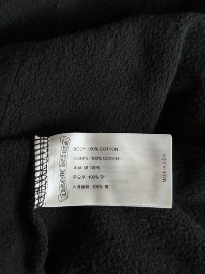 Chrome Hearts Black & Yellow Cross Logo Hoodie