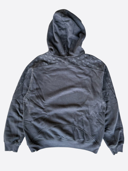 Louis Vuitton Black Circle Cut Monogram Hoodie