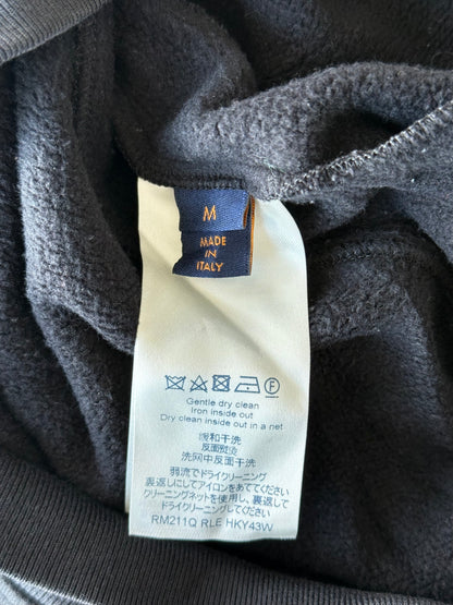 Louis Vuitton Black Circle Cut Monogram Hoodie