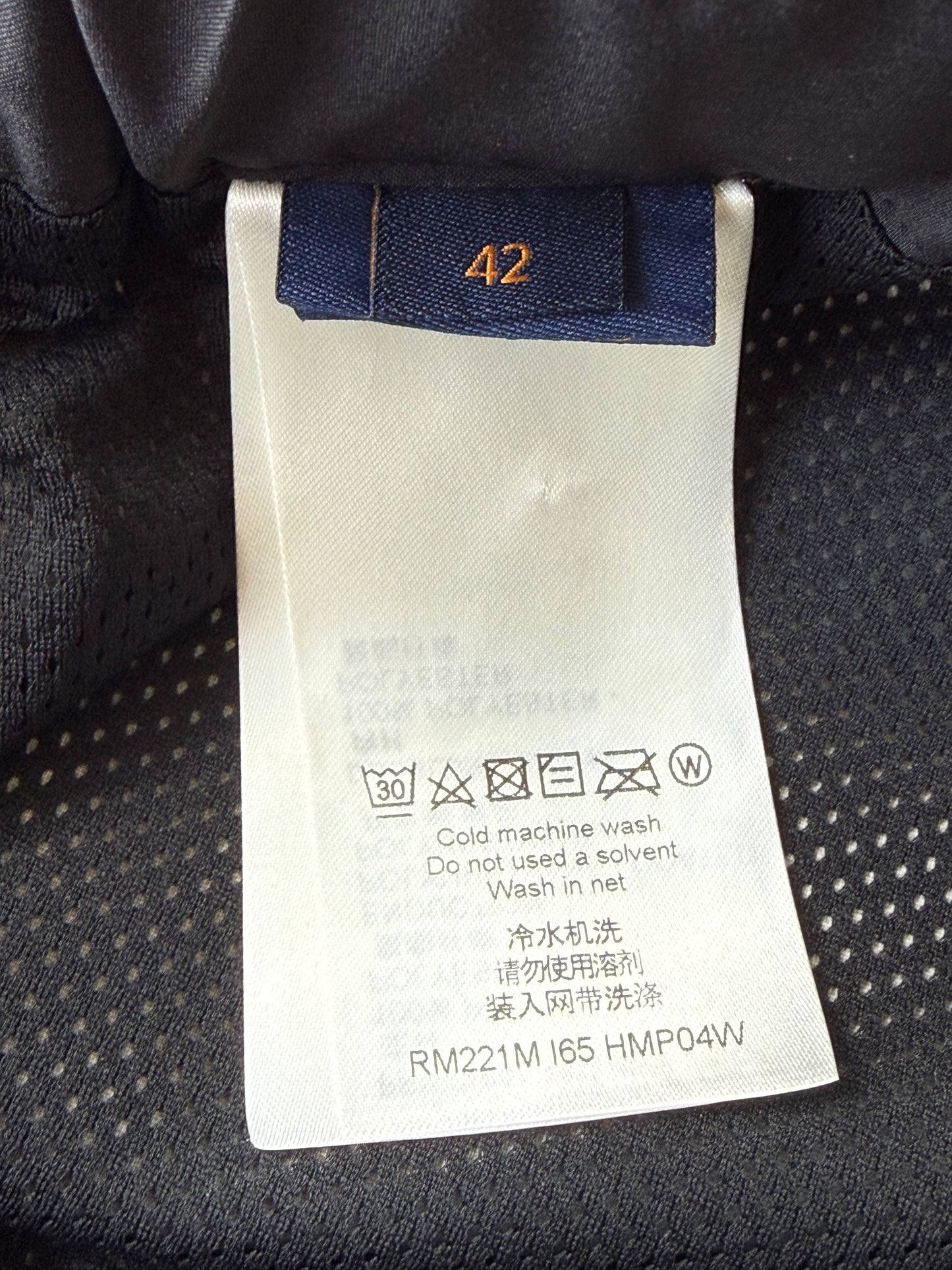 Louis Vuitton Black & Grey 2054 Monogram Heat Reflective Track Pants