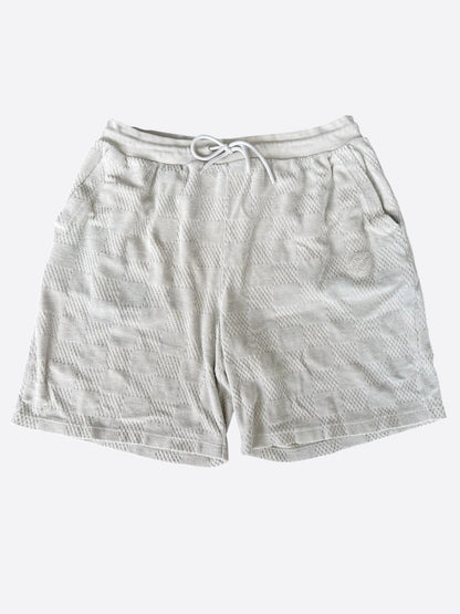 Louis Vuitton Beige Jacquard Damier Shorts