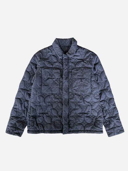 Louis Vuitton Navy Monogram Padded Jacket