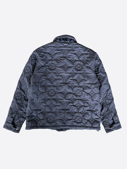 Louis Vuitton Navy Monogram Padded Jacket