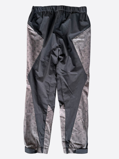 Louis Vuitton Black & Grey 2054 Monogram Heat Reflective Track Pants