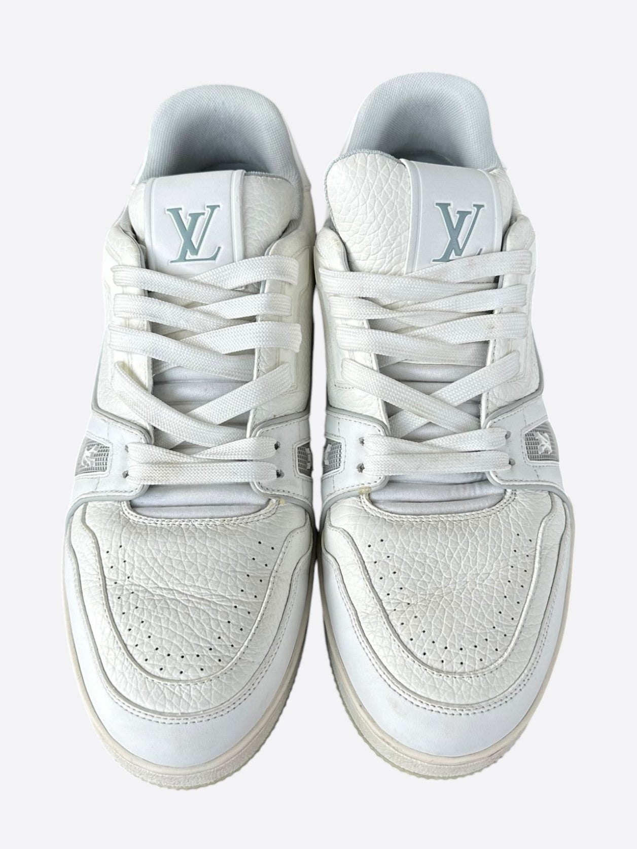 Louis Vuitton White Leather Trainers
