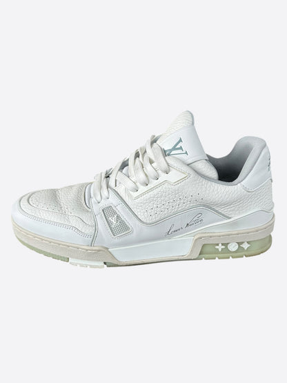 Louis Vuitton White Leather Trainers