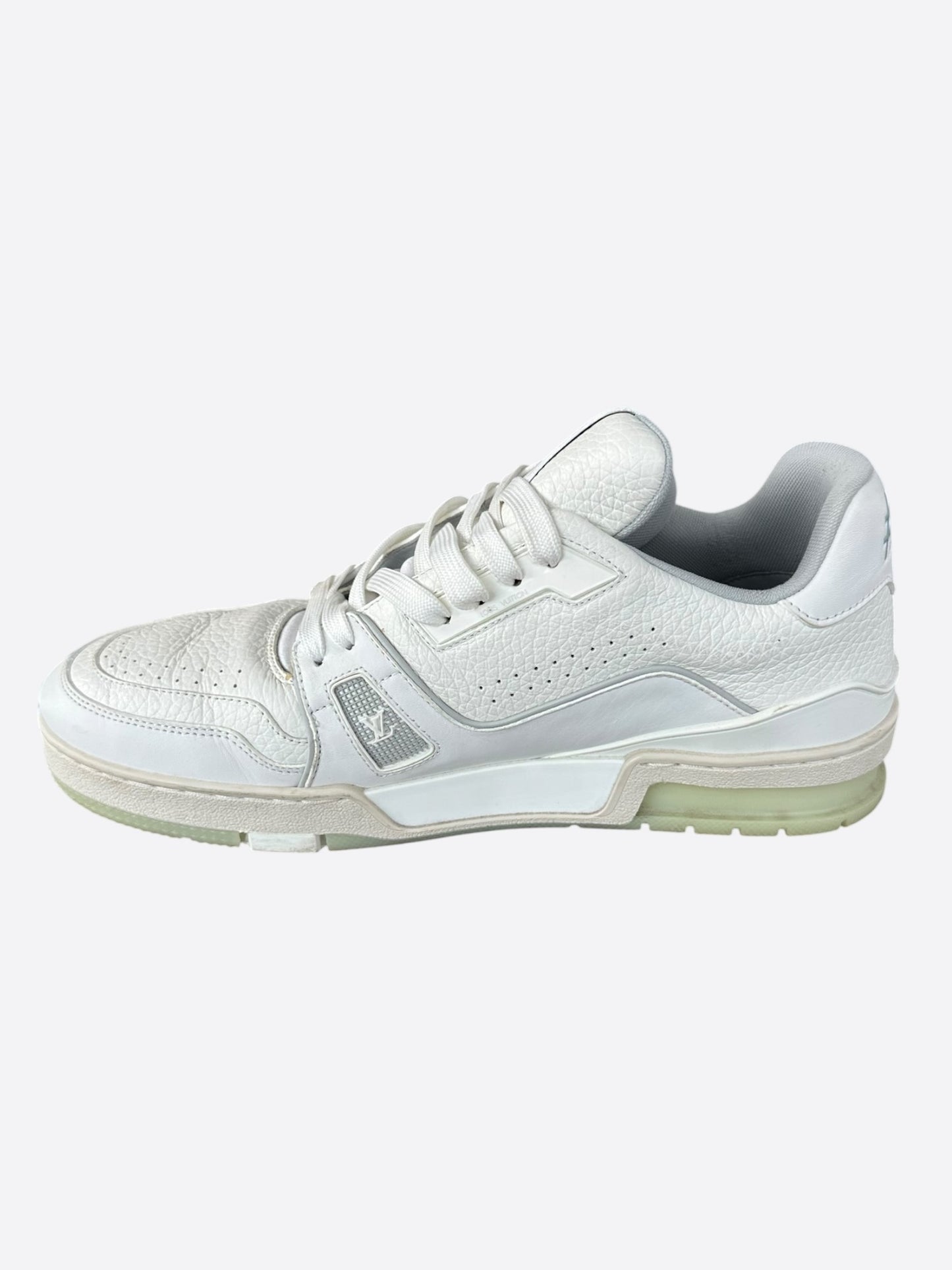 Louis Vuitton White Leather Trainers