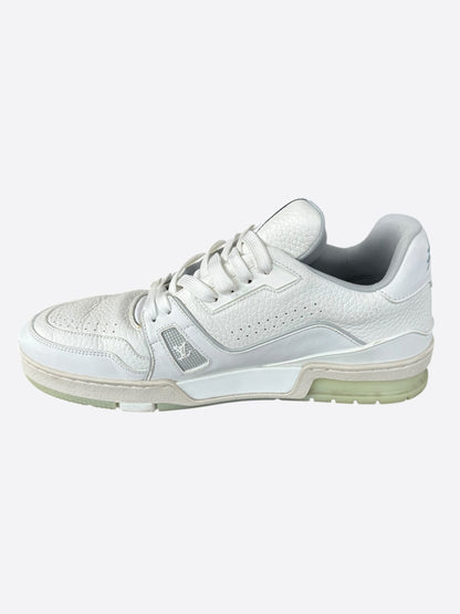 Louis Vuitton White Leather Trainers