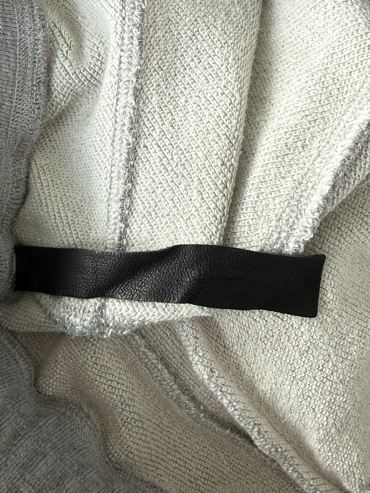 Chrome Hearts Grey & Black Plus Cross Patch Sweatpants