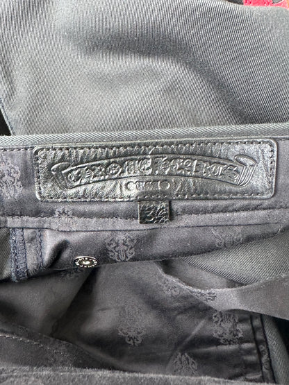 Chrome Hearts Dark Navy & Multicolor Cross Patch Chino Pants