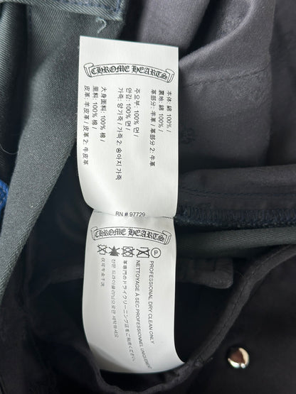 Chrome Hearts Dark Navy & Multicolor Cross Patch Chino Pants