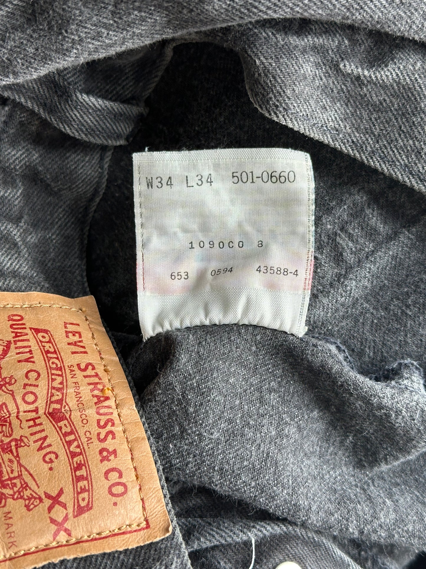 Matty Boy Levis Black & Multicolor Hand Painted Jeans