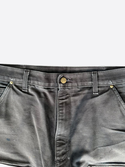 Matty Boy Carhartt Black & Multicolor Hand Painted Carpenter Pants