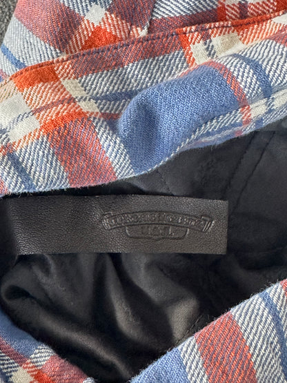 Chrome Hearts Blue & Green Floral Padded Flannel Jacket