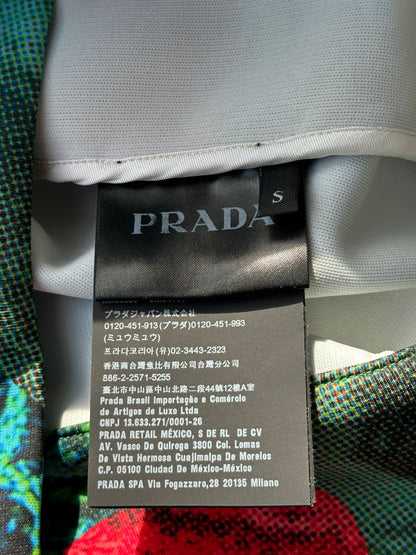 Prada Multicolor Psychedelic Graphic Track Jacket