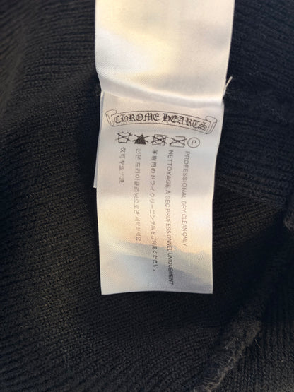 Chrome Hearts Black & White Embroidered Logo Beanie