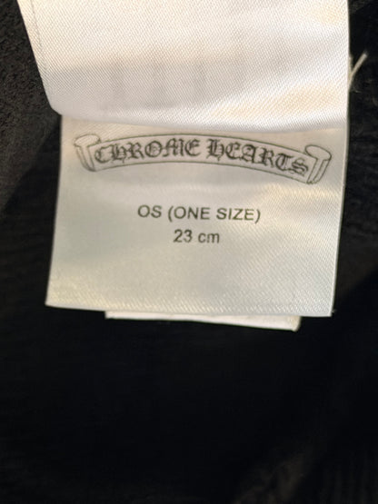 Chrome Hearts Black & White Embroidered Logo Beanie