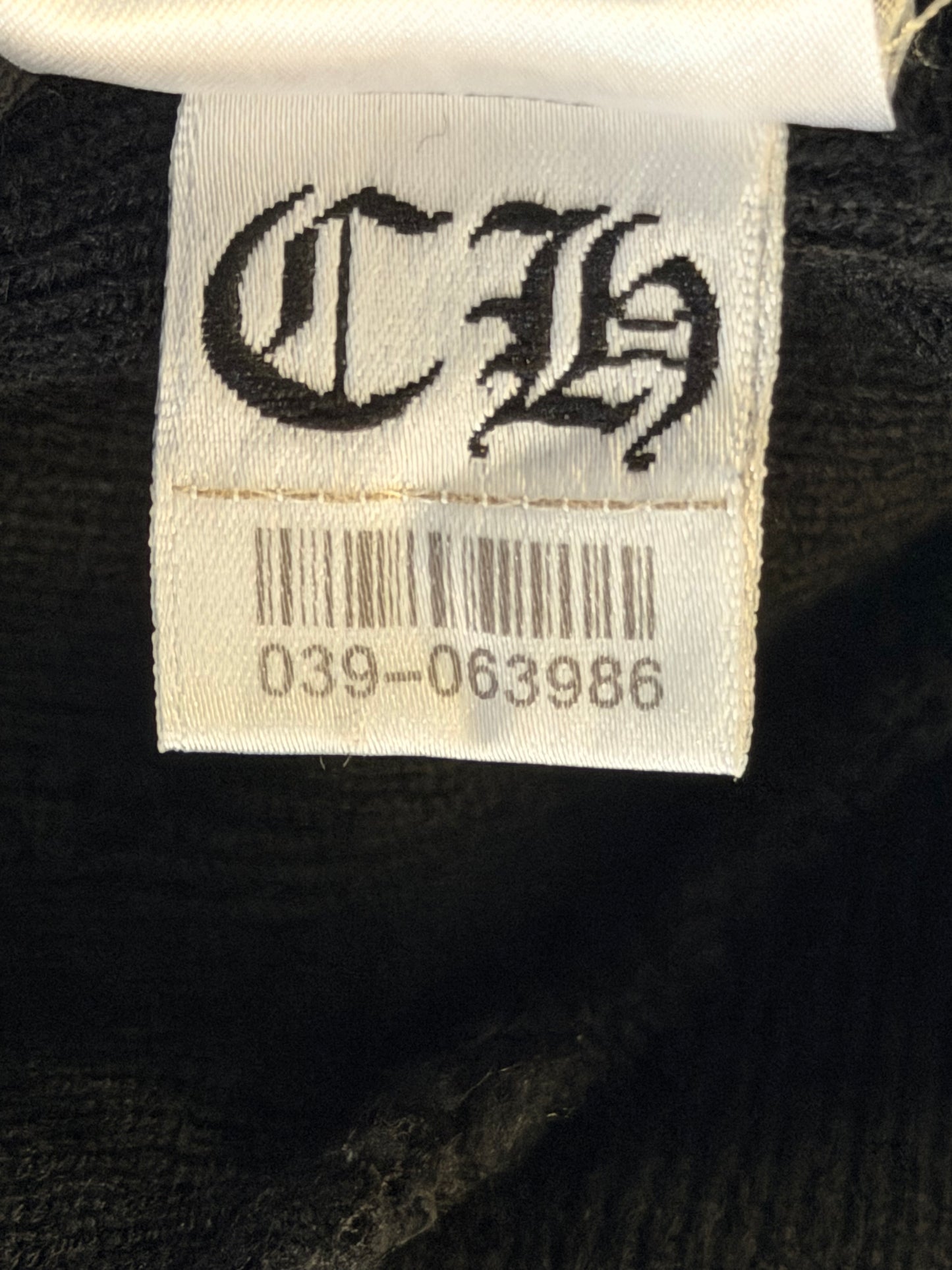 Chrome Hearts Black & White Embroidered Logo Beanie