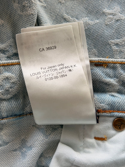 Louis Vuitton Tyler The Creator Blue & White Monogram Jeans