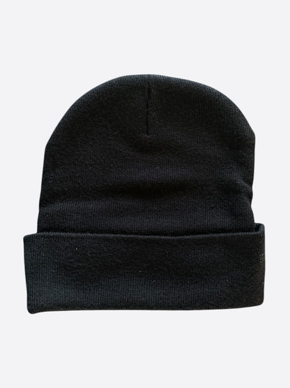 Chrome Hearts Black & White Embroidered Logo Beanie