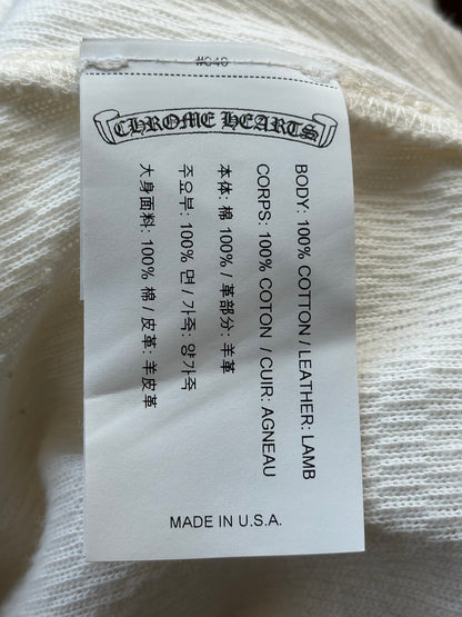 Chrome Hearts White Cross Patch Waffle Thermal Pants