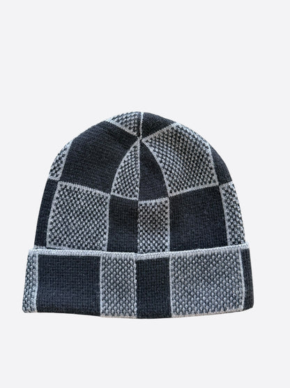Louis Vuitton Black & Grey Damier Beanie