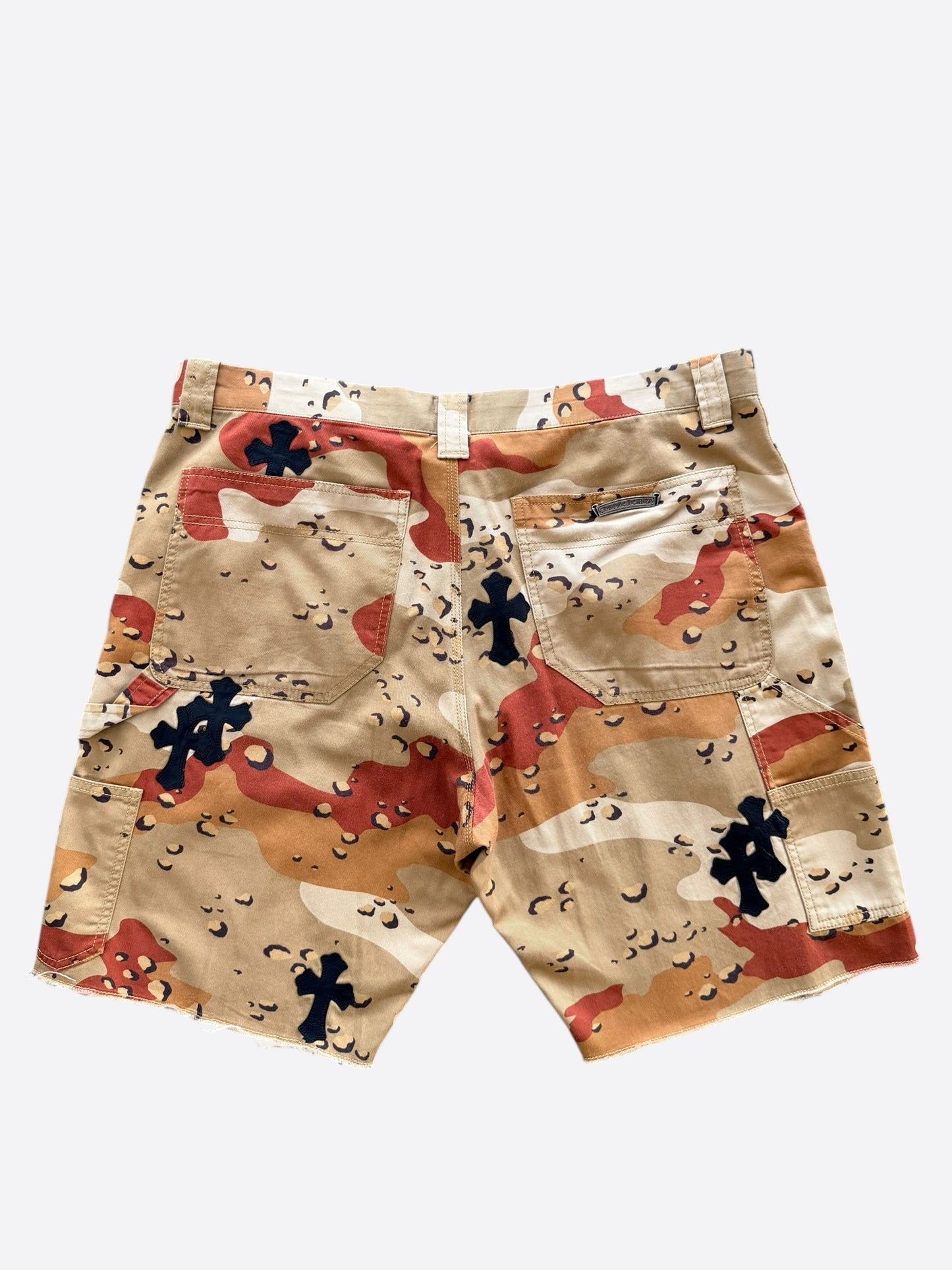 Chrome Hearts Camouflage Sex Records Cross Patch Carpenter Shorts