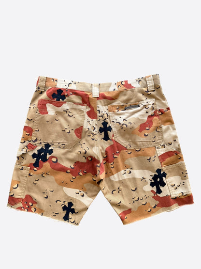 Chrome Hearts Camouflage Sex Records Cross Patch Carpenter Shorts