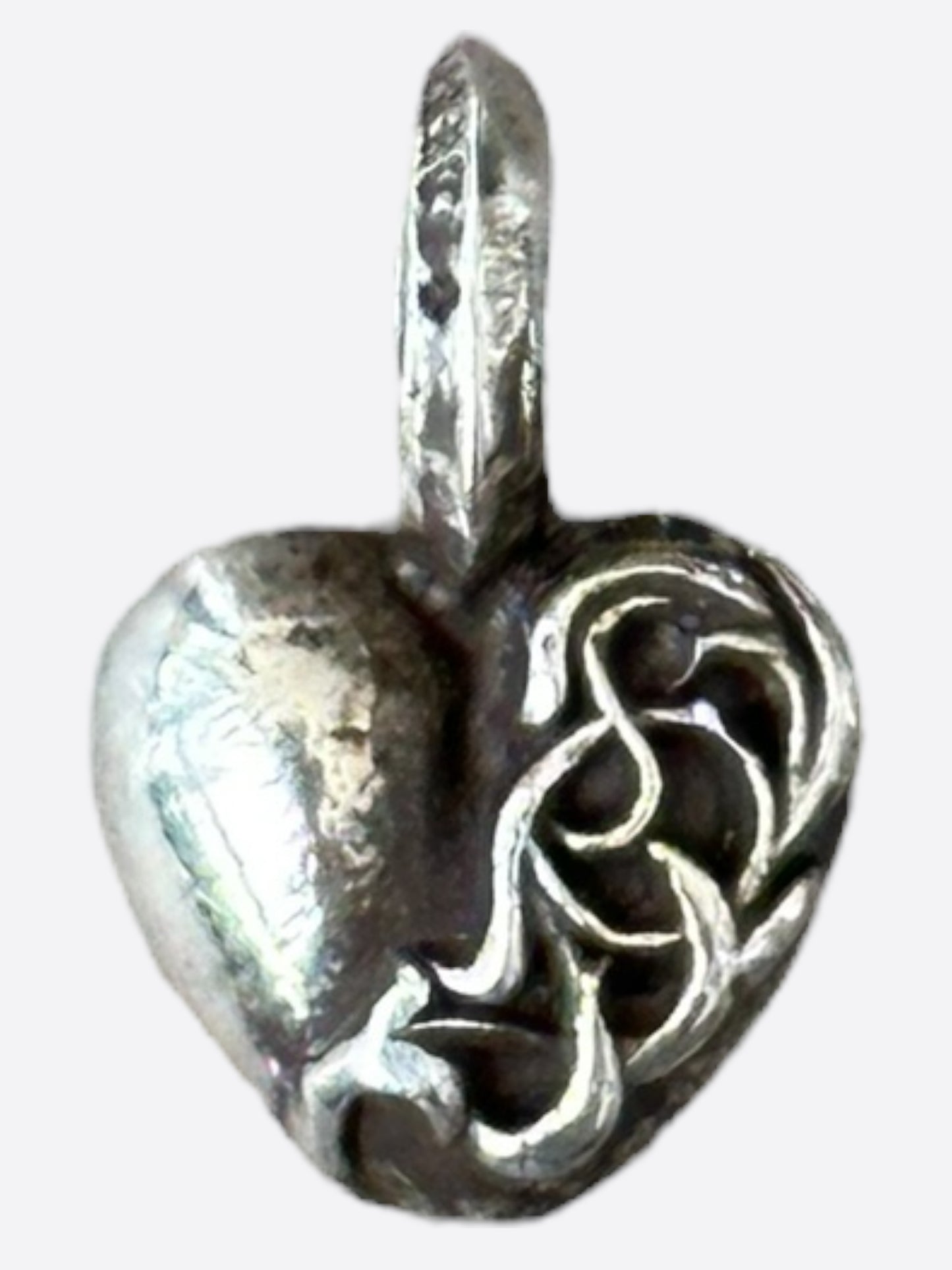 Chrome Hearts Silver Heart Pendant