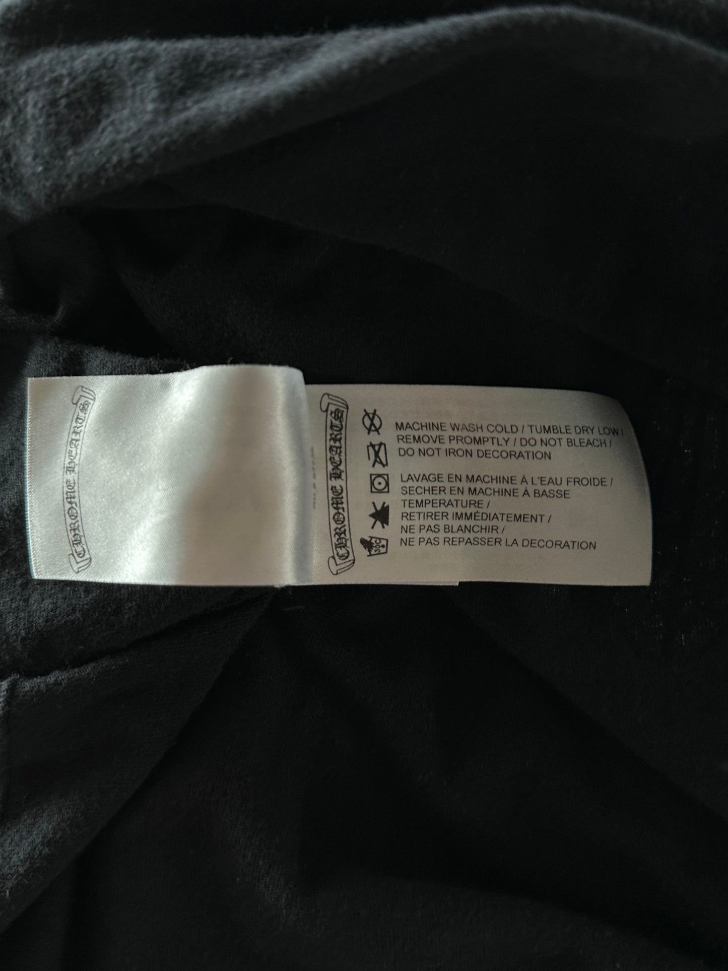 Chrome Hearts Black Multicolor Cross Logo T-Shirt